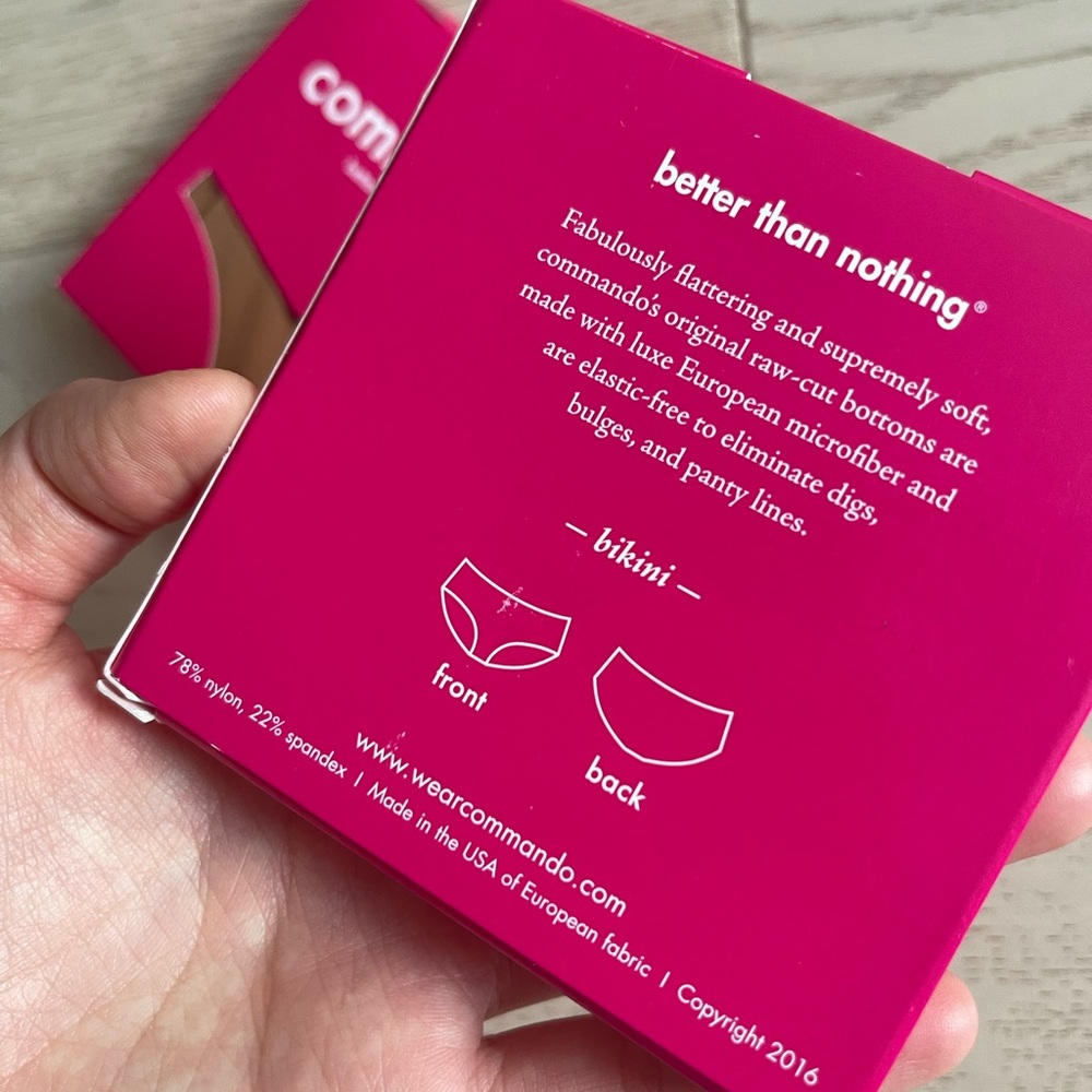 2 Commando Better Than Nothing Classic Bikini Und… - image 2